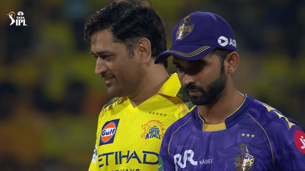 CSK vs KKR, IPL 2025, MS Dhoni and Rahane